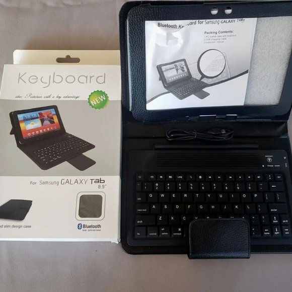 Samsung Galaxy Tablet 8.9" Wireless Bluetooth Keyboard Case - Picture 6 of 8